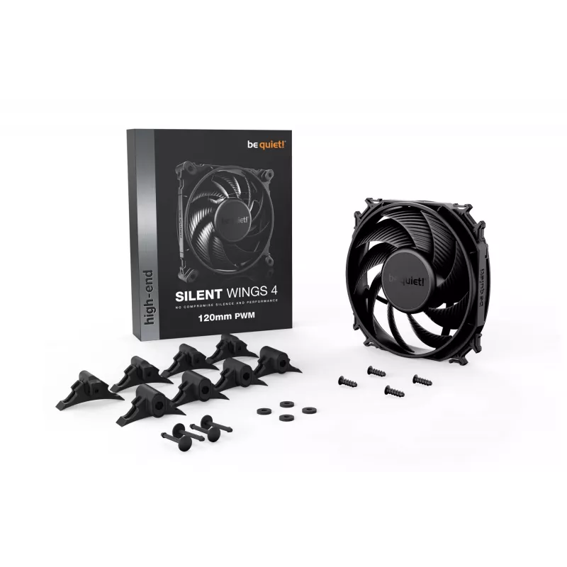 be quiet SILENT WINGS 4 | 120mm PWM computerbehuizingsventilator 12 cm Zwart 1 stk.