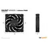 be quiet SILENT WINGS 4 | 120mm PWM computerbehuizingsventilator 12 cm Zwart 1 stk.