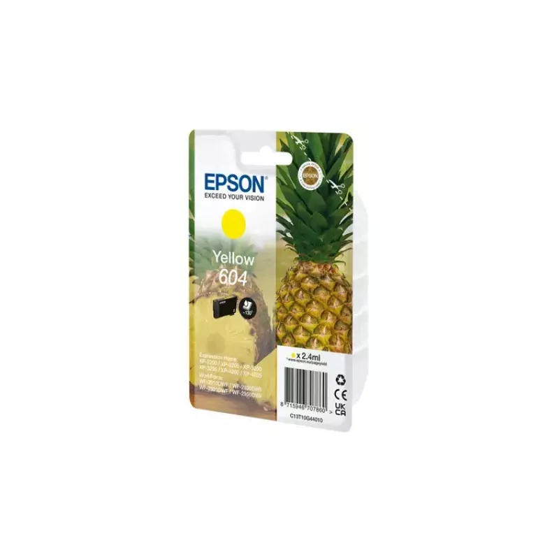 Epson 604 inktpatroon 1 stuk origineel standaardbereik geel