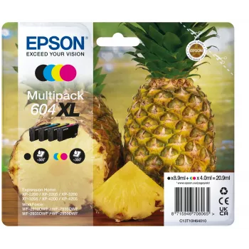 Epson 604XL inktpatroon 4 st. origineel hoge (XL) capaciteit zwart, cyaan, magenta, geel