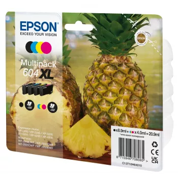 Epson 604XL inktpatroon 4 st. origineel hoge (XL) capaciteit zwart, cyaan, magenta, geel