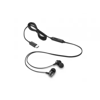 Lenovo 4XD1J77351 hoofdtelefoon / headset bedraad in-ear kantoor / callcenter USB Type-C zwart