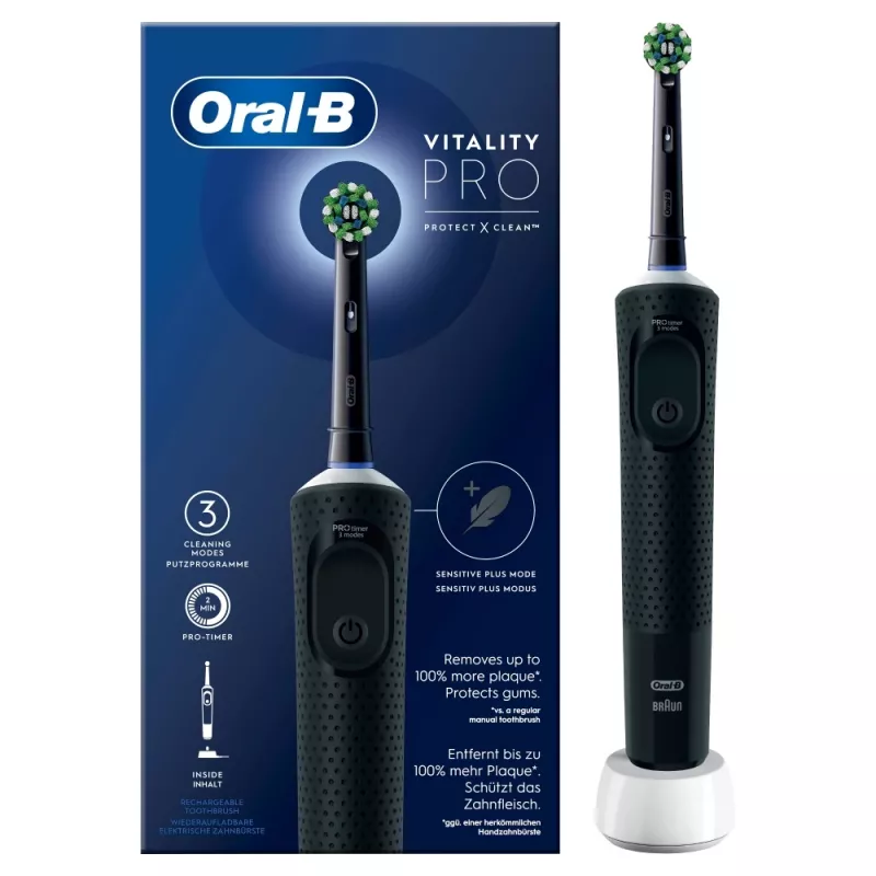 Oral-B Vitality Pro roterende tandenborstel voor volwassenen zwart