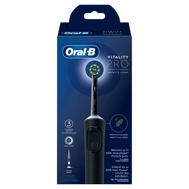 Oral-B Vitality Pro roterende tandenborstel voor volwassenen zwart