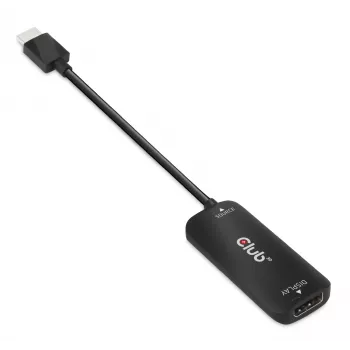 CLUB3D HDMI + micro USB naar DisplayPort™ 4K120Hz of 8K30Hz M/F actieve adapter