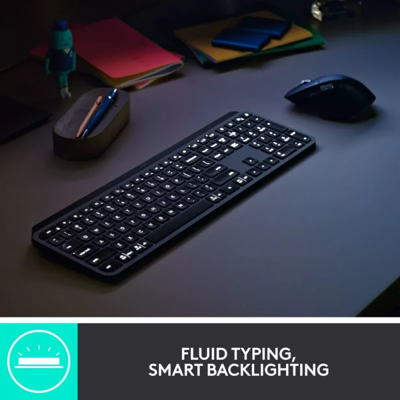 LOGITECH MX Keys Combo For Business Gen 2 - Graphite - Pan Nordic
