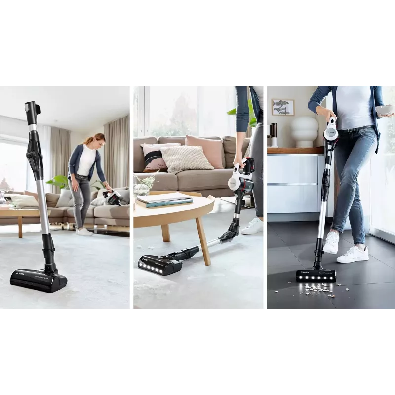 Bosch BCS711XXL accu-stofzuiger/elektroborstel droog reinigen zakloos 0,3 l wit 3 Ah