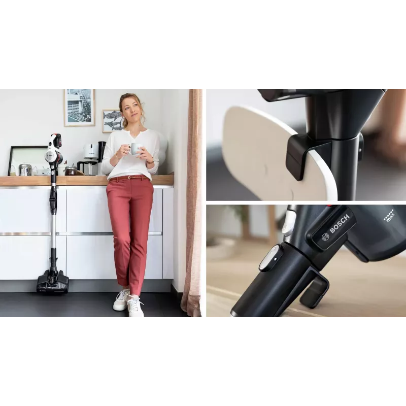 Bosch BCS711XXL accu-stofzuiger/elektroborstel droog reinigen zakloos 0,3 l wit 3 Ah