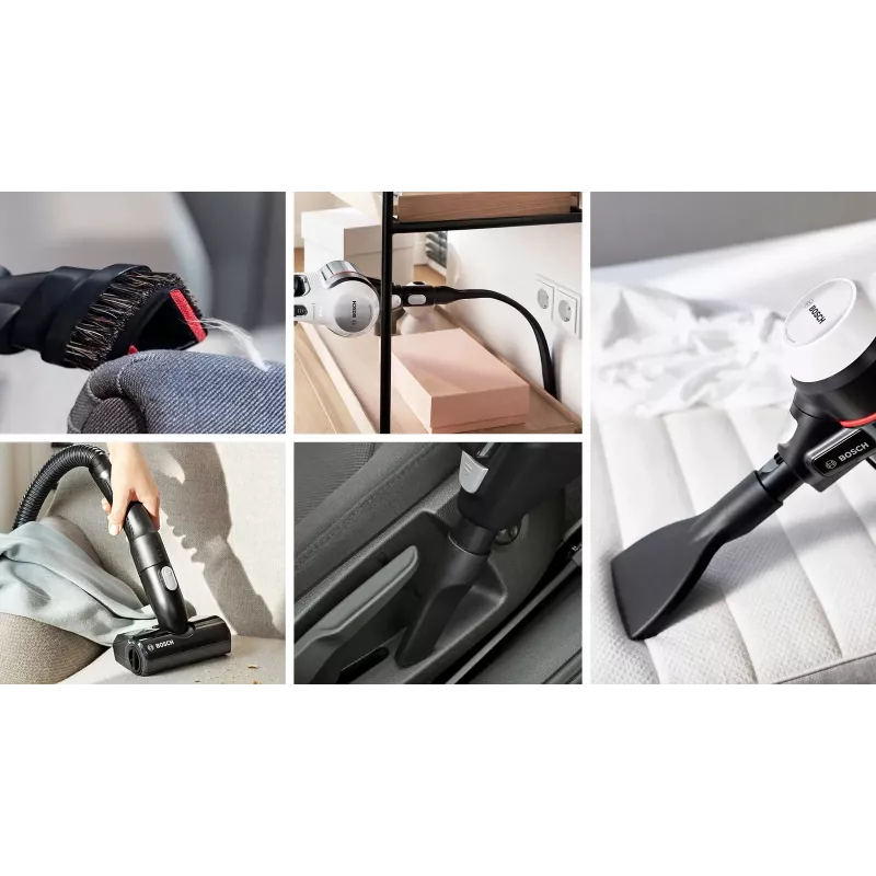 Bosch BCS711XXL accu-stofzuiger/elektroborstel droog reinigen zakloos 0,3 l wit 3 Ah