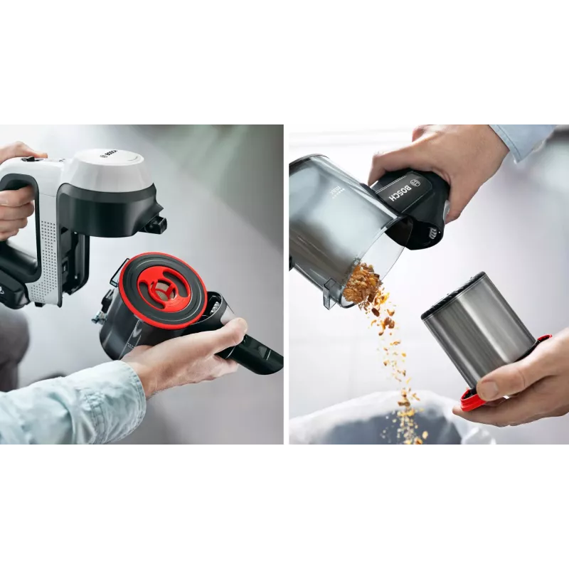 Bosch BCS711XXL accu-stofzuiger/elektroborstel droog reinigen zakloos 0,3 l wit 3 Ah