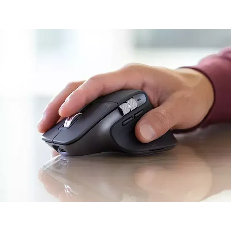 LOGITECH MX Master 3S for Business – draadloze Bluetooth-muis – grafiet