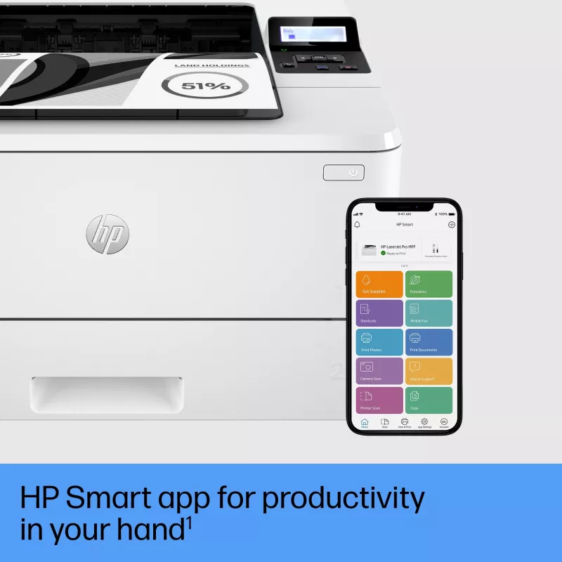 Printer HP LaserJet Pro 4002dw laser wit