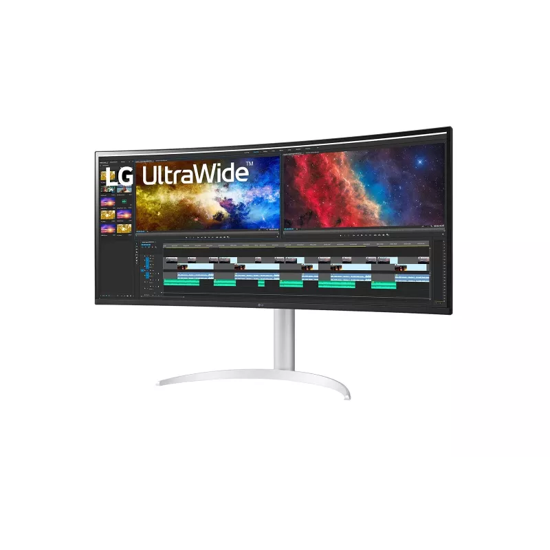 LG 38BQ85C-W computerbeeldscherm 95,2 cm (37,5 inch) 3840 x 1600 pixel Quad HD+ wit