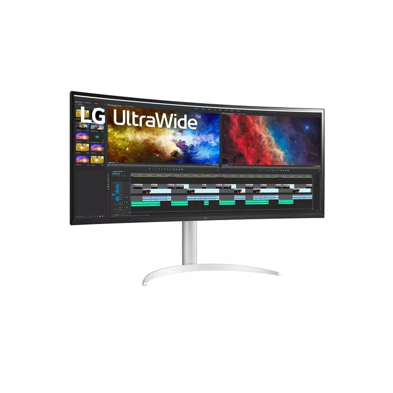 LG 38BQ85C-W computerbeeldscherm 95,2 cm (37,5 inch) 3840 x 1600 pixel Quad HD+ wit