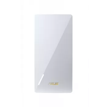 Netwerkzender ASUS RP-AX58 — dualband Wi-Fi 6 (802.11ax), 2400 Mbps, 1× Gigabit LAN, 2 interne antennes, wit