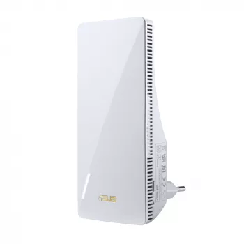Netwerkzender ASUS RP-AX58 — dualband Wi-Fi 6 (802.11ax), 2400 Mbps, 1× Gigabit LAN, 2 interne antennes, wit