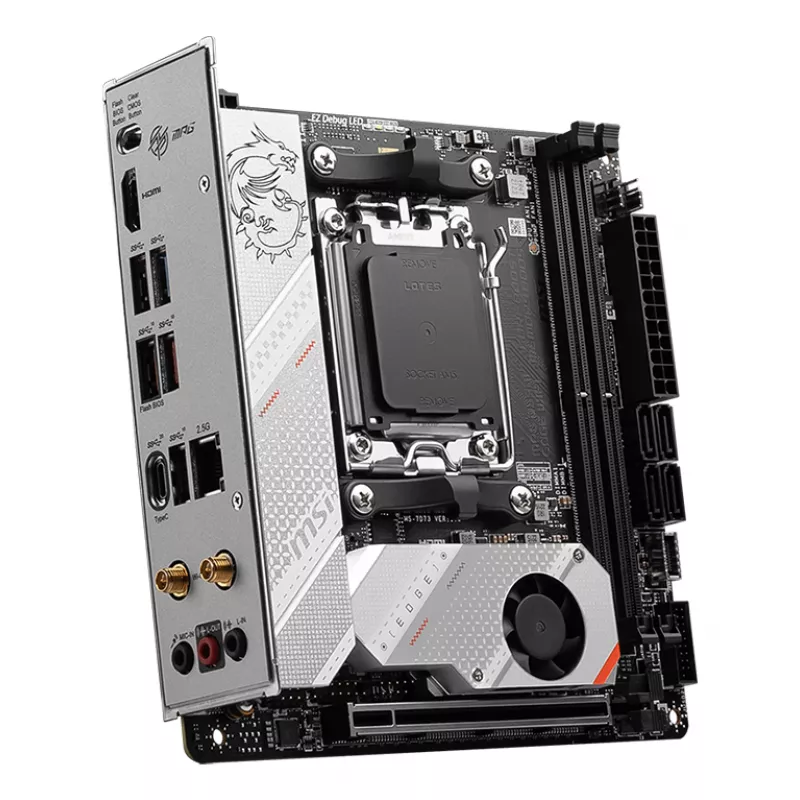 MSI MPG B650I EDGE WIFI moederbord AMD B650 socket AM5 mini ATX