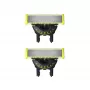 Scheerkop Philips Norelco OneBlade QP420/50, zilver, 2 reservekoppen, compatibel met Philips OneBlade
