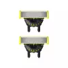 Scheerkop Philips Norelco OneBlade QP420/50, zilver, 2 reservekoppen, compatibel met Philips OneBlade
