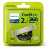 Scheerkop Philips Norelco OneBlade QP420/50, zilver, 2 reservekoppen, compatibel met Philips OneBlade