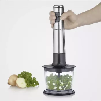 Staafmixer Severin SM 3775 zwart roestvrij staal