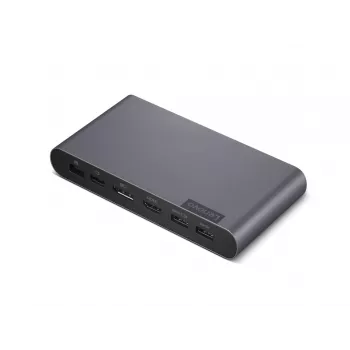 Lenovo 40B30090EU laptop-dockingstation/poortreplicator 2 x USB 3.2 Gen 2 (3.1 Gen 2) Type-C grijs
