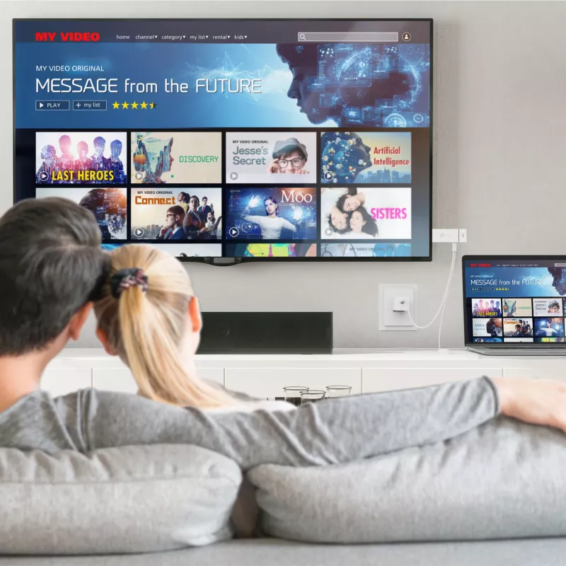 j5create JVAW76-N ScreenCast 4K HDMI draadloze beeldschermadapter