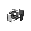 PC-behuizing DeepCool CH370 mini tower — microATX/Mini-ITX, gehard glas, ondersteuning voor GPU's tot 32 cm
