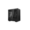 PC-behuizing DeepCool CH370 mini tower — microATX/Mini-ITX, gehard glas, ondersteuning voor GPU's tot 32 cm