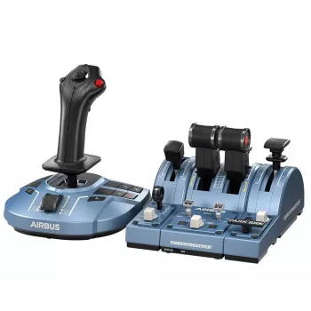 Thrustmaster TCA Captain Pack X Airbus Edition zwart, grijs USB-joystick + gashendel analoog pc, Xbox