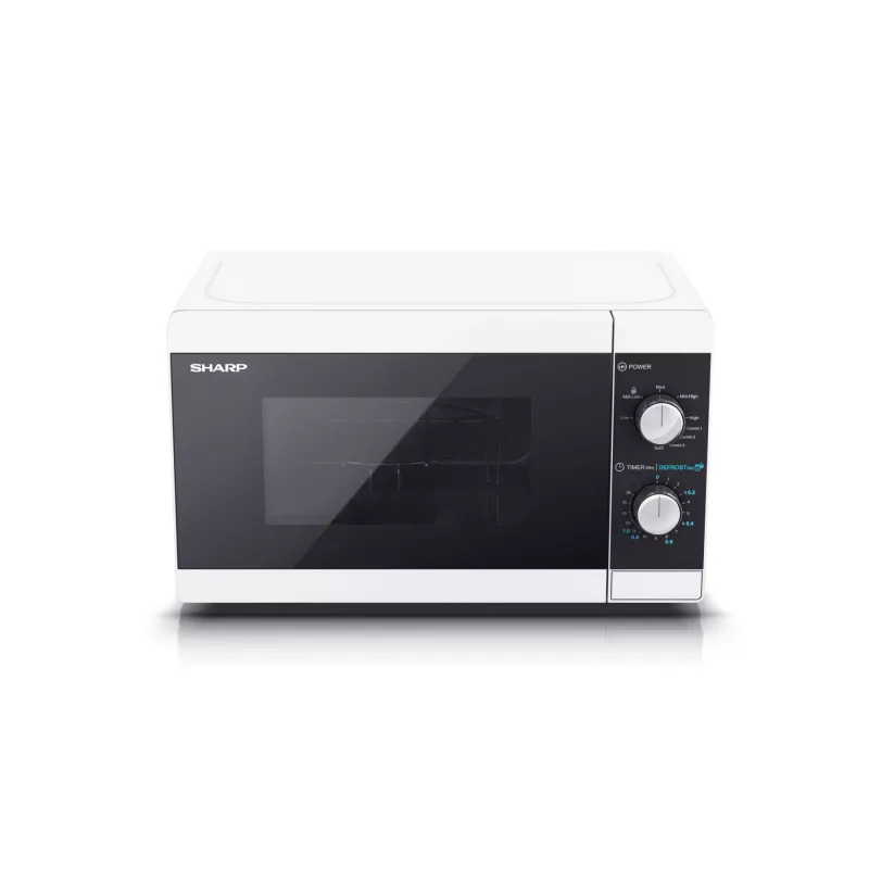 Sharp YC-MG01E-W magnetron zwart, wit grill-magnetron tafelmodel 20 L 800 W