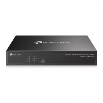 TP-Link VIGI 4-kanaals PoE+ netwerk-videorecorder