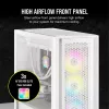 PC-behuizing Corsair iCUE 5000D RGB Airflow midi-tower wit