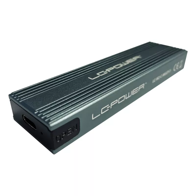LC-POWER SSD-behuizing - M.2 LC-M2-C-MULTI-3 Lc-power USB3.2 M.2-SSD-behuizing (NVMe & SATA)
