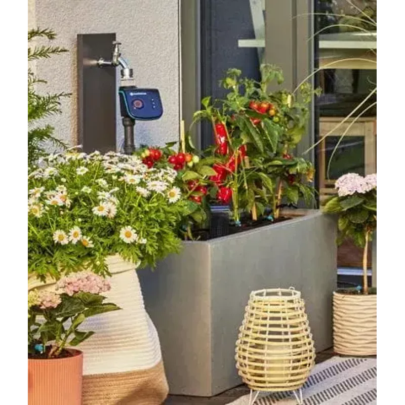Druppelbevloeiingssysteem Gardena 13400-20 slanglengte 15 m zwart groen