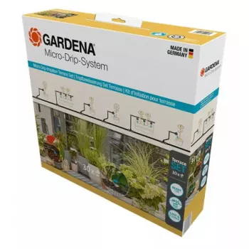Druppelbevloeiingssysteem Gardena 13400-20 slanglengte 15 m zwart groen
