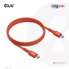 Club 3D CAC-1511 USB2 Type-C bidirectionele USB-IF-gecertificeerde kabel, data 480 Mb, PD 240 W (48 V/5 A) EPR, male/male, 1 m