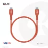 Club 3D CAC-1511 USB2 Type-C bidirectionele USB-IF-gecertificeerde kabel, data 480 Mb, PD 240 W (48 V/5 A) EPR, male/male, 1 m