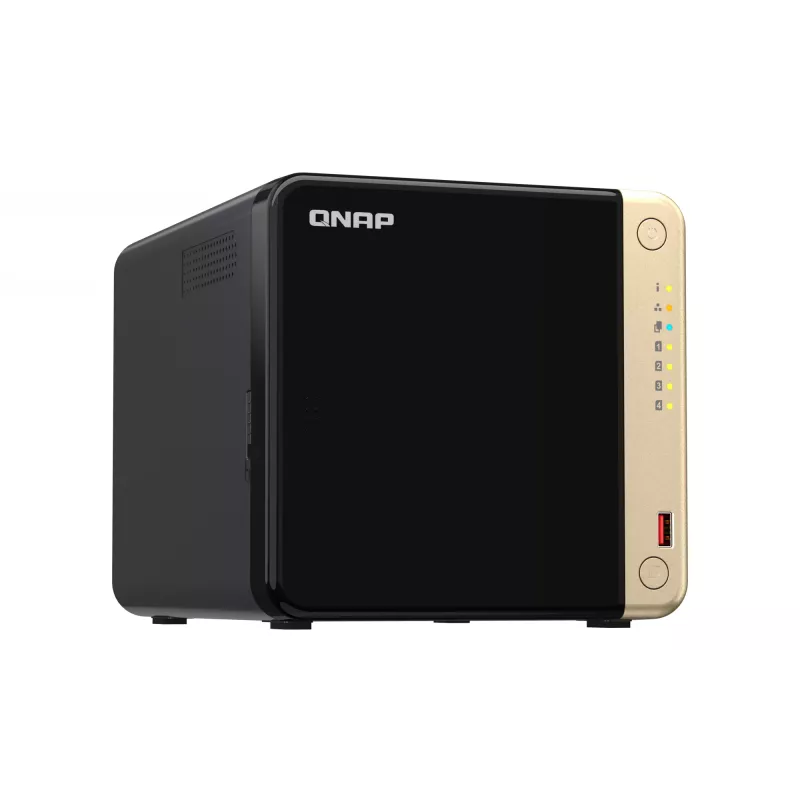 QNAP TS-464 NAS tower Intel® Celeron® N5095 8 GB DDR4 0 TB QNAP QTS zwart