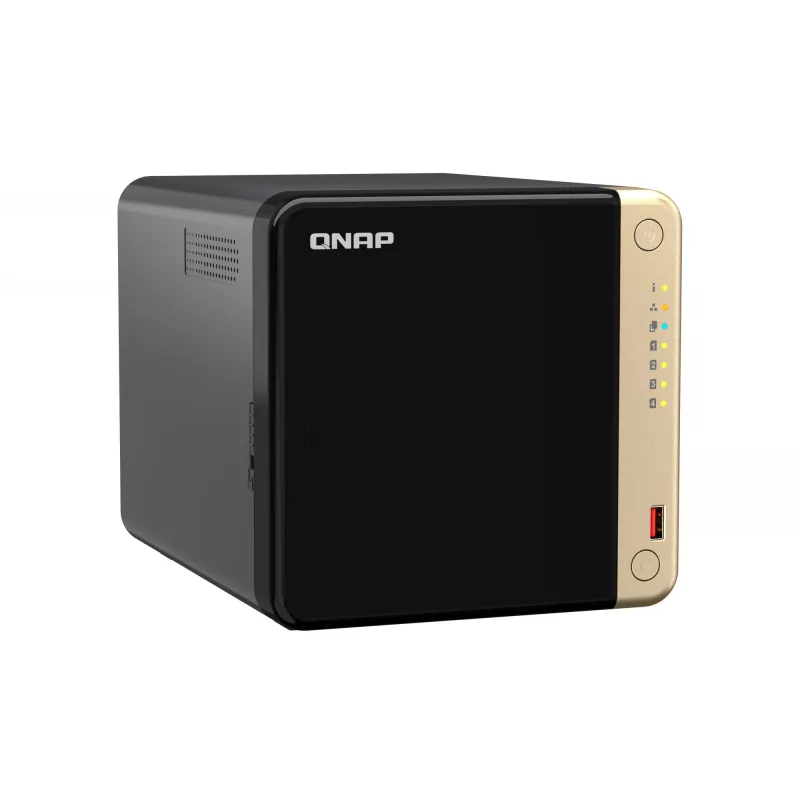 QNAP TS-464 NAS tower Intel® Celeron® N5095 8 GB DDR4 0 TB QNAP QTS zwart