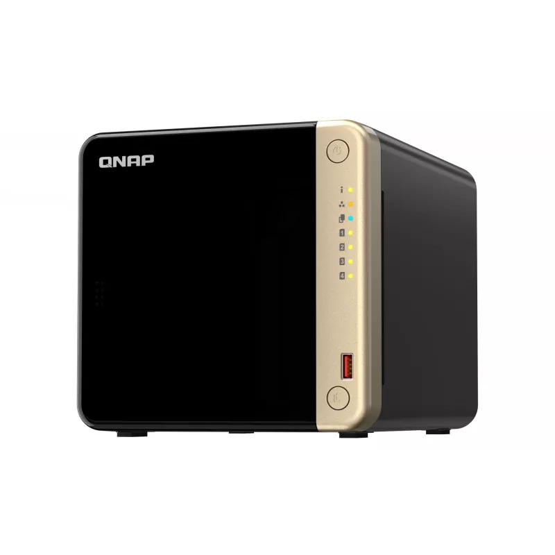 QNAP TS-464 NAS tower Intel® Celeron® N5095 8 GB DDR4 0 TB QNAP QTS zwart