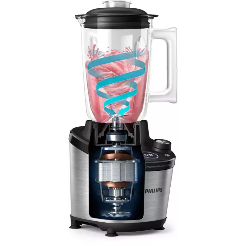 Tischmixer Philips 7000 Serie HR3760/00 Zwart Metallic