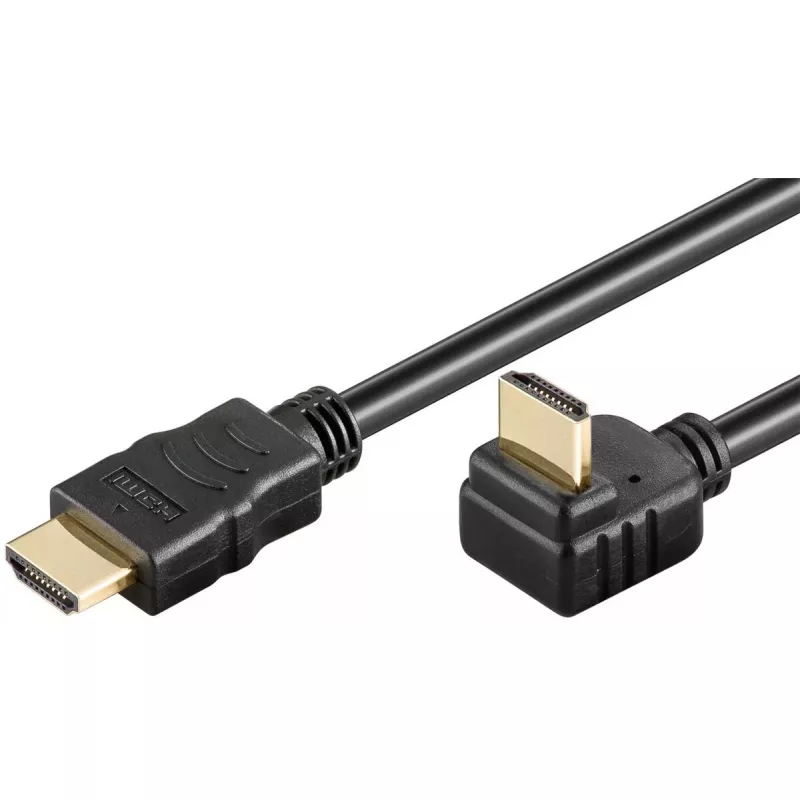 HDMI-kabel Wentronic 61263 0,5 m Type-A male 18 Gbit/s Zwart