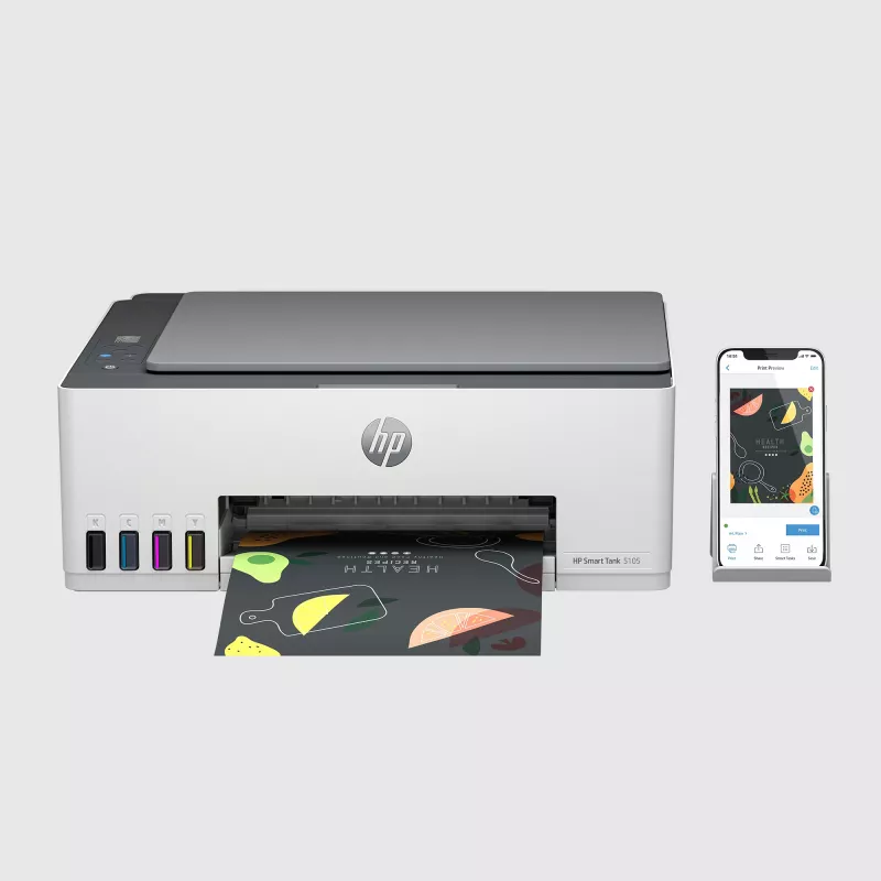 HP Smart Tank 5105 draadloze all-in-one kleurenprinter, kopieerder, scanner