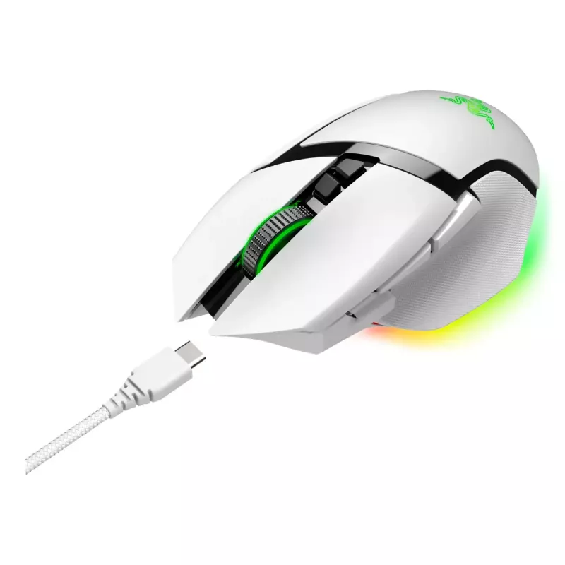 Razer Basilisk V3 Pro draadloze spelmuis, wit