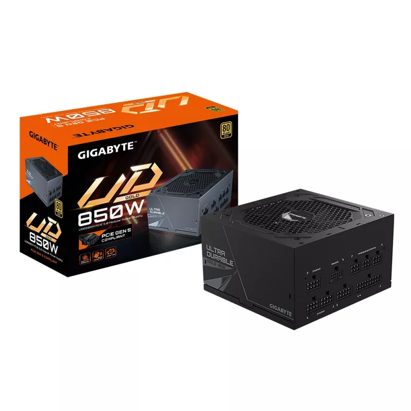 GIGABYTE GP-UD850GM PG5 voeding 850 W 20+4 pin ATX ATX zwart