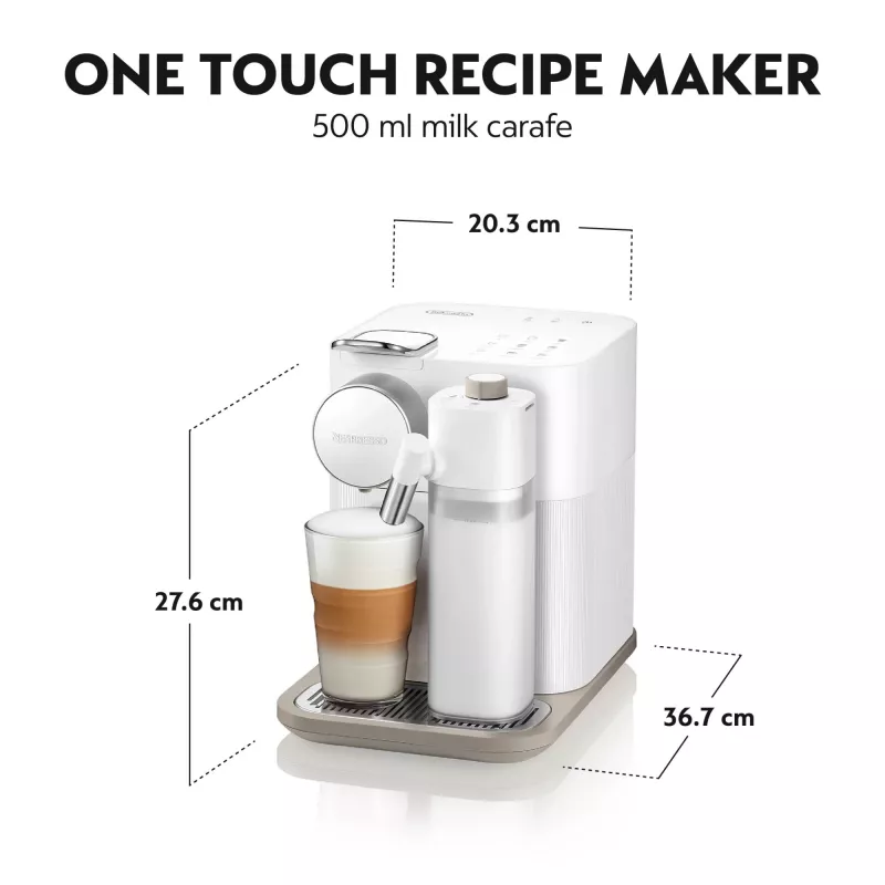 De’Longhi Lattissima One Nespresso Gran Lattissima koffiemachine van Delonghi, Elegant Dark