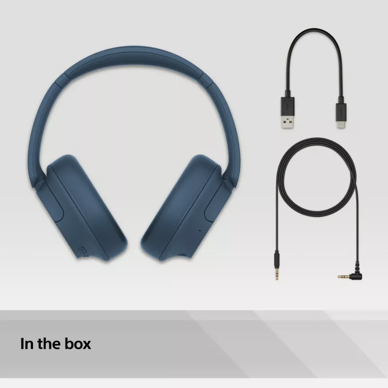 Sony WH-CH720N draadloze noise-cancelling-koptelefoon, blauw