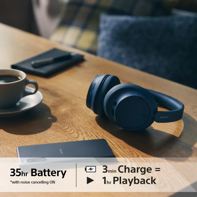 Sony WH-CH720N draadloze noise-cancelling-koptelefoon, blauw