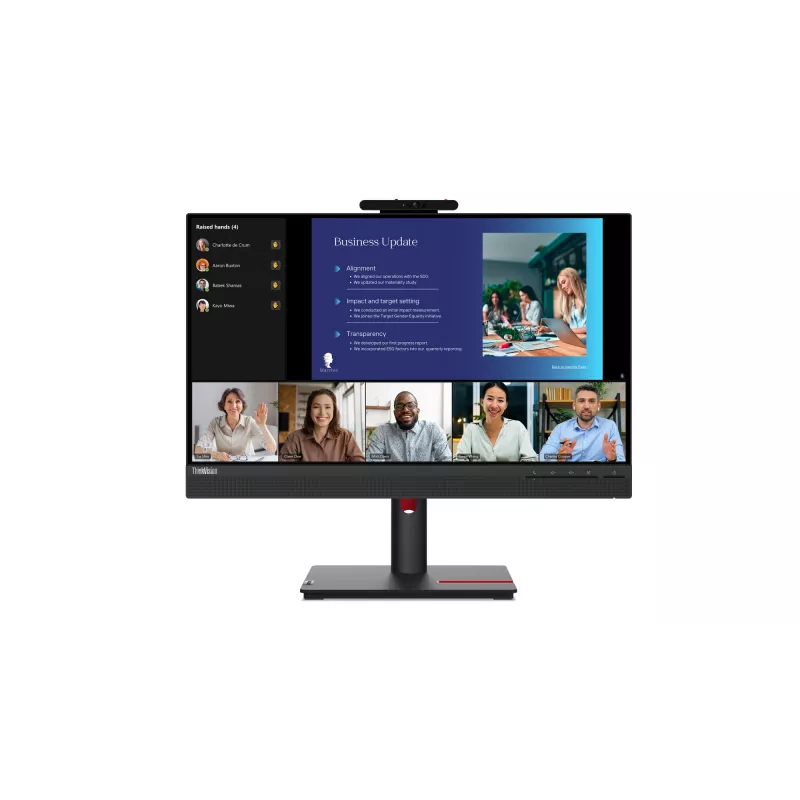 Lenovo ThinkVision T24v-30 computerbeeldscherm 60,5 cm (23,8 inch) 1920 x 1080 pixels Full HD LED zwart